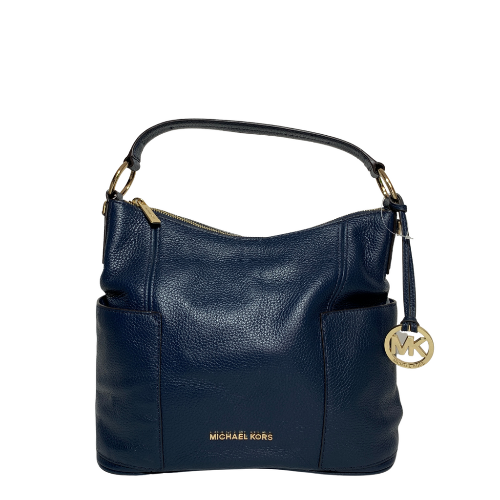 Michael Kors Navy 'Anita' Convertible Shoulder Bag | Like New |