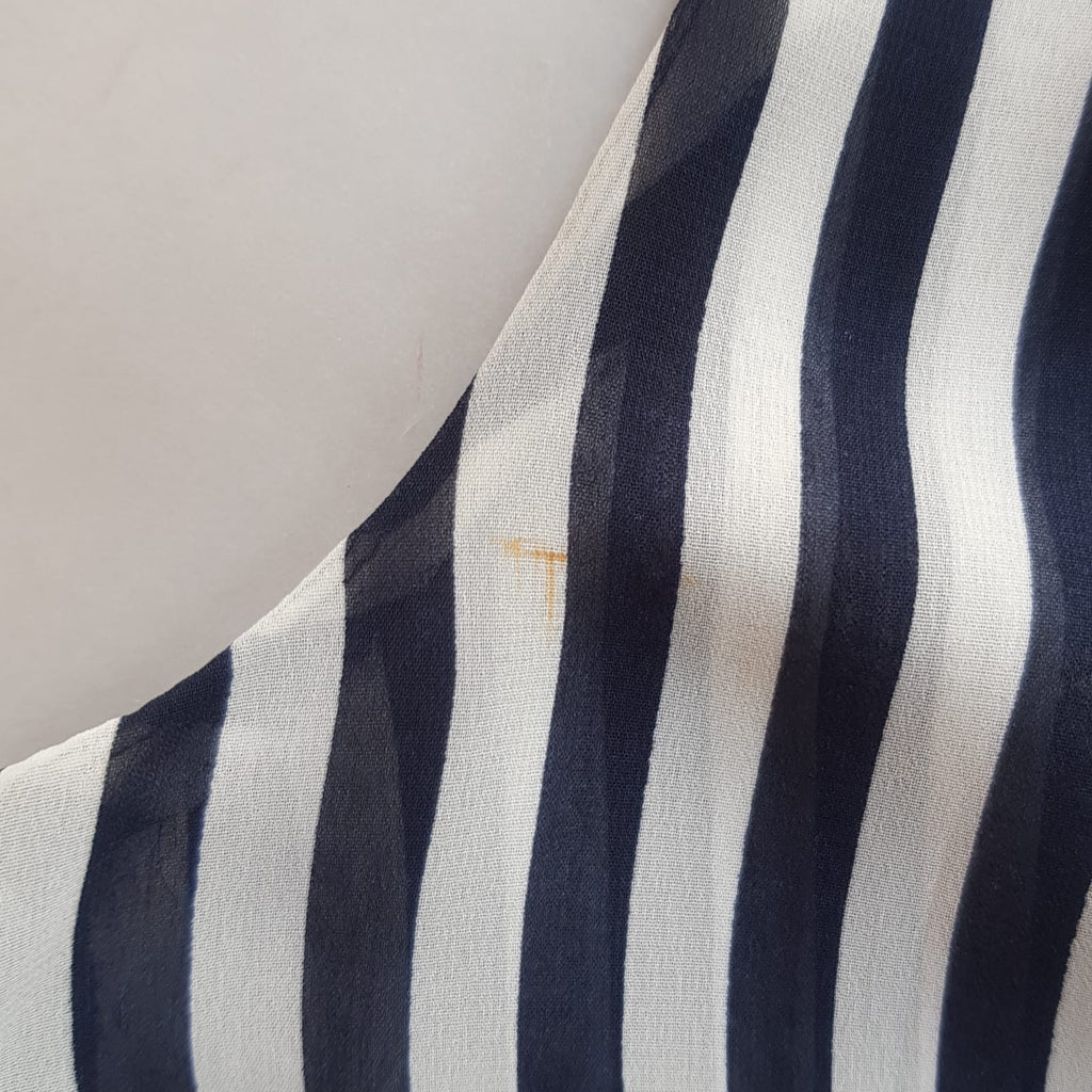 Banana Republic Striped Halterneck Top | Pre Loved |