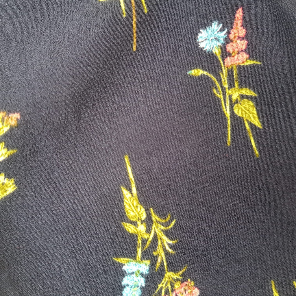 Marks & Spencer Navy Floral Printed Dress | Gently Used |