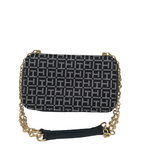 Tommy Hilfiger Black Monogram Camera Bag | Brand New |