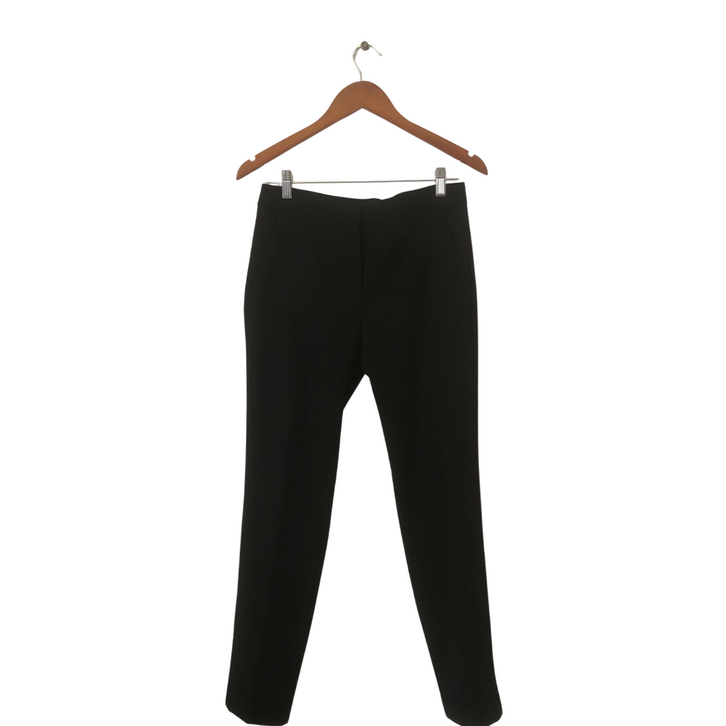 Mango Black Cuffed Straight Leg Pants | Gently Used |