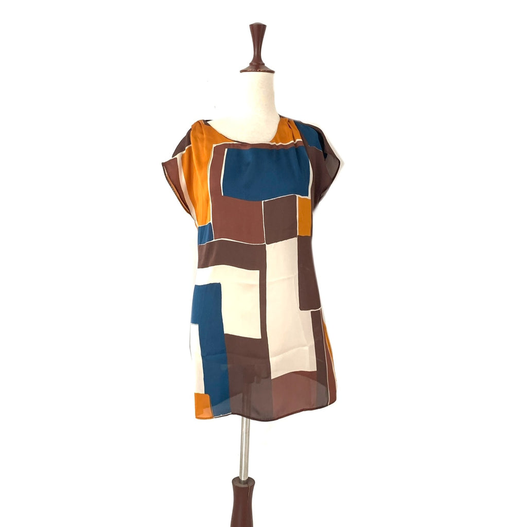 Wallis Printed Pleated Back Dress | Pre Loved |