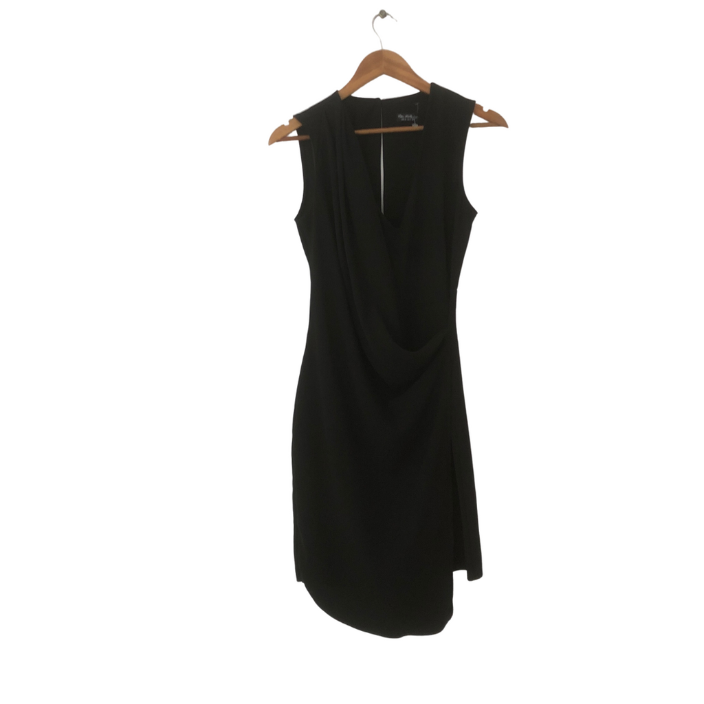Miss Selfridge Black Crossover Dress | Gently Used |