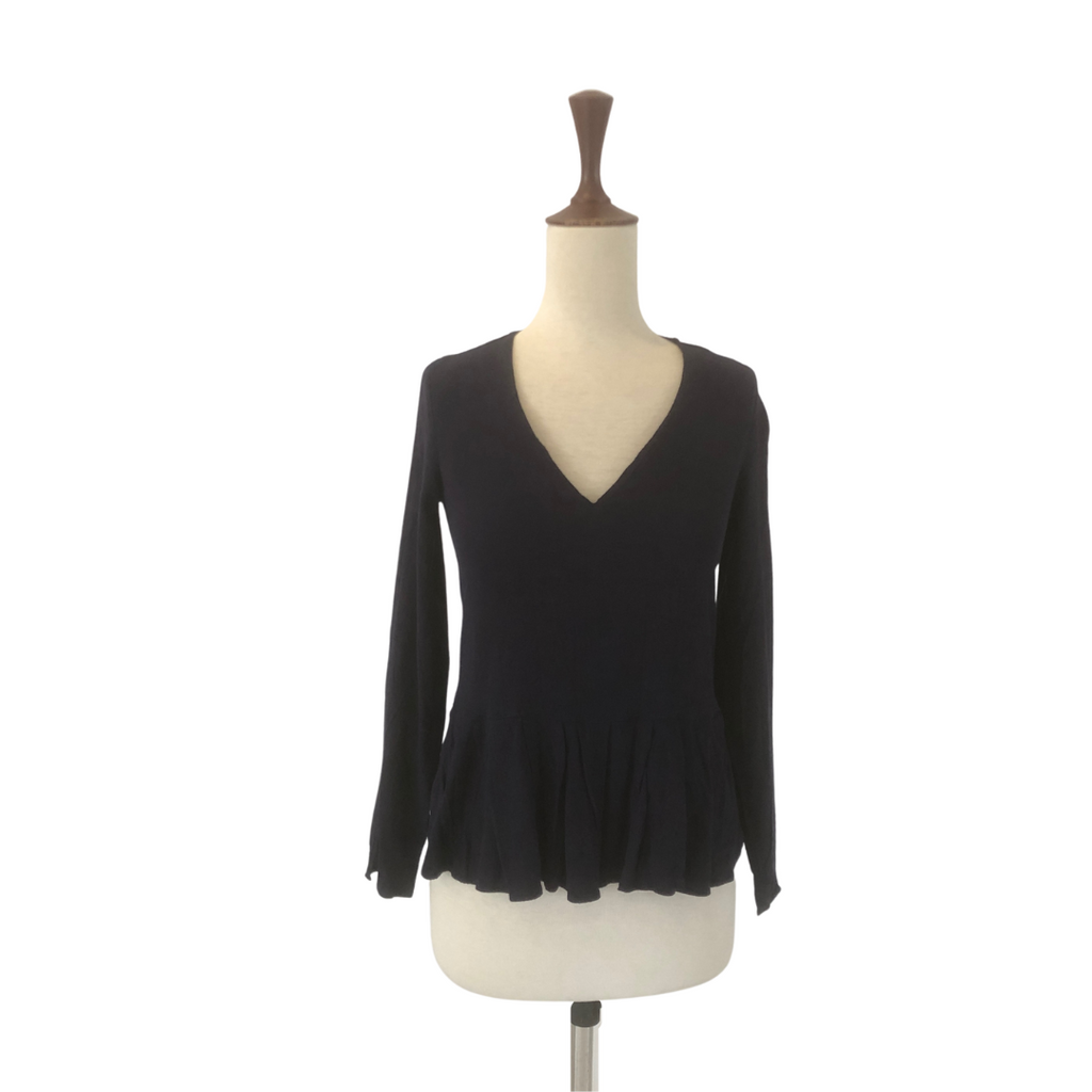 ZARA Navy Blouse | Gently Used |