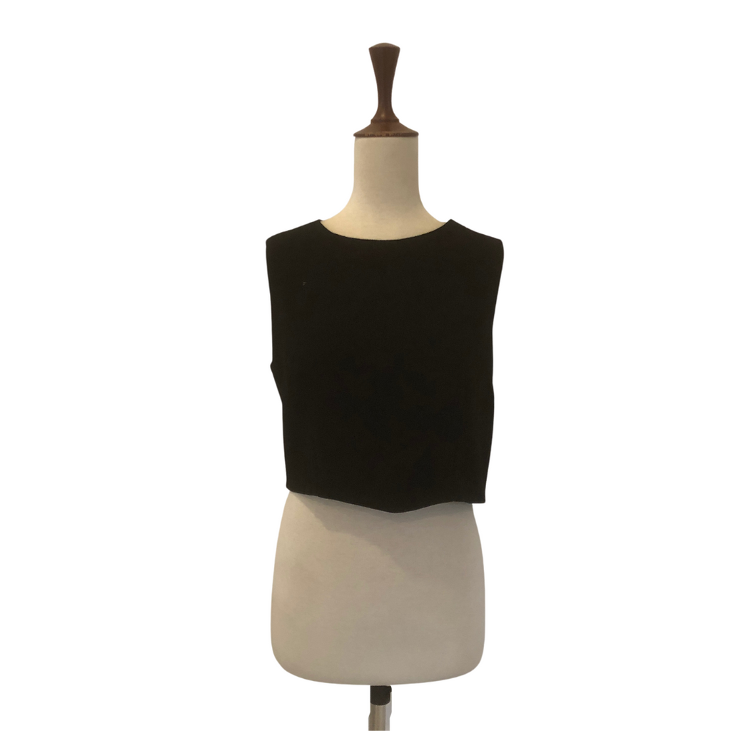 Twenty4 Black Crop Top | Brand New |