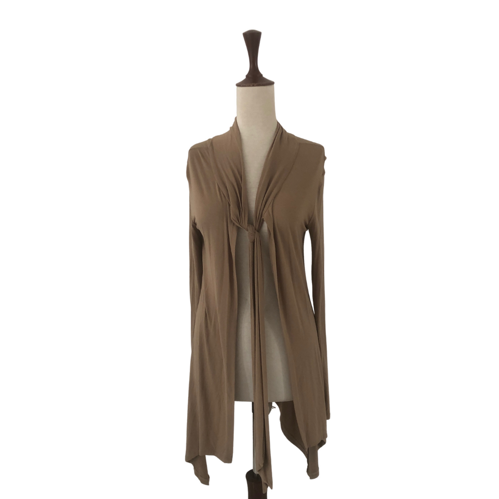 ZARA Light Brown Knit Open Cover-Up | Gently Used |