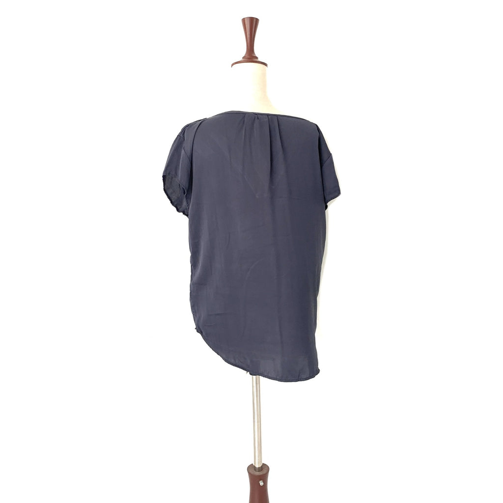 H&M Grey Satin Top | Gently Used |