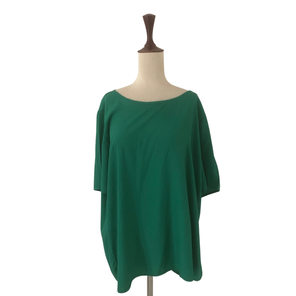 Marina Rinaldi Green Blouse | Gently Used |