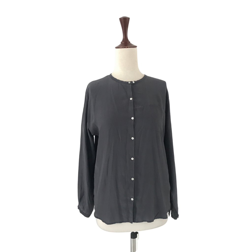 Massimo Dutti Grey Blouse | Pre Loved |