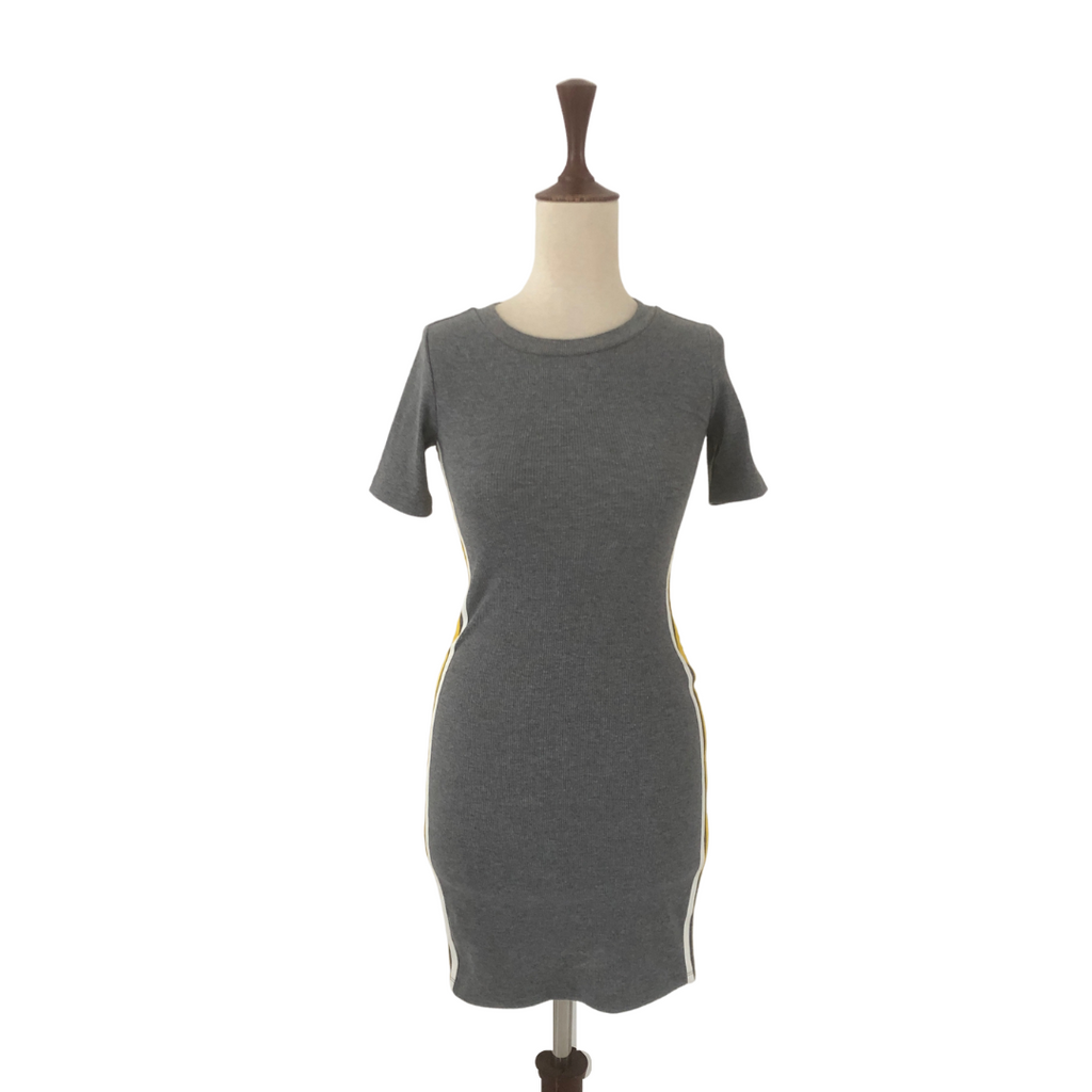 H&M Grey Ribbed Dress | Brand New |