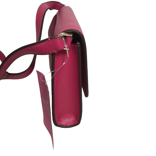 Kate Spade Hot Pink Leather Crossbody Bag | Brand New |