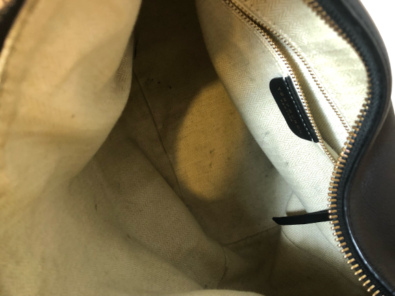 Tory Burch Black Leather 'Kira' Deconstructed  Hobo Bag | Pre Loved |