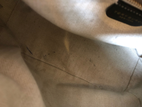 Tory Burch Black Leather 'Kira' Deconstructed  Hobo Bag | Pre Loved |