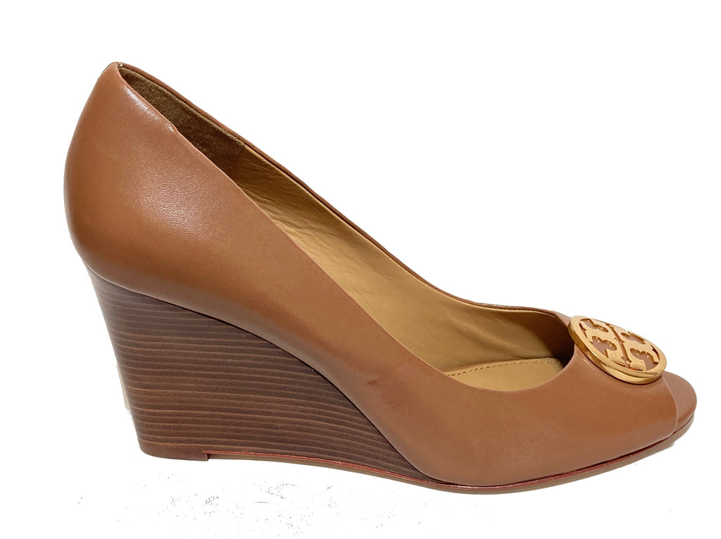 Tory Burch Tan 'Benton' Wedges | Brand New |
