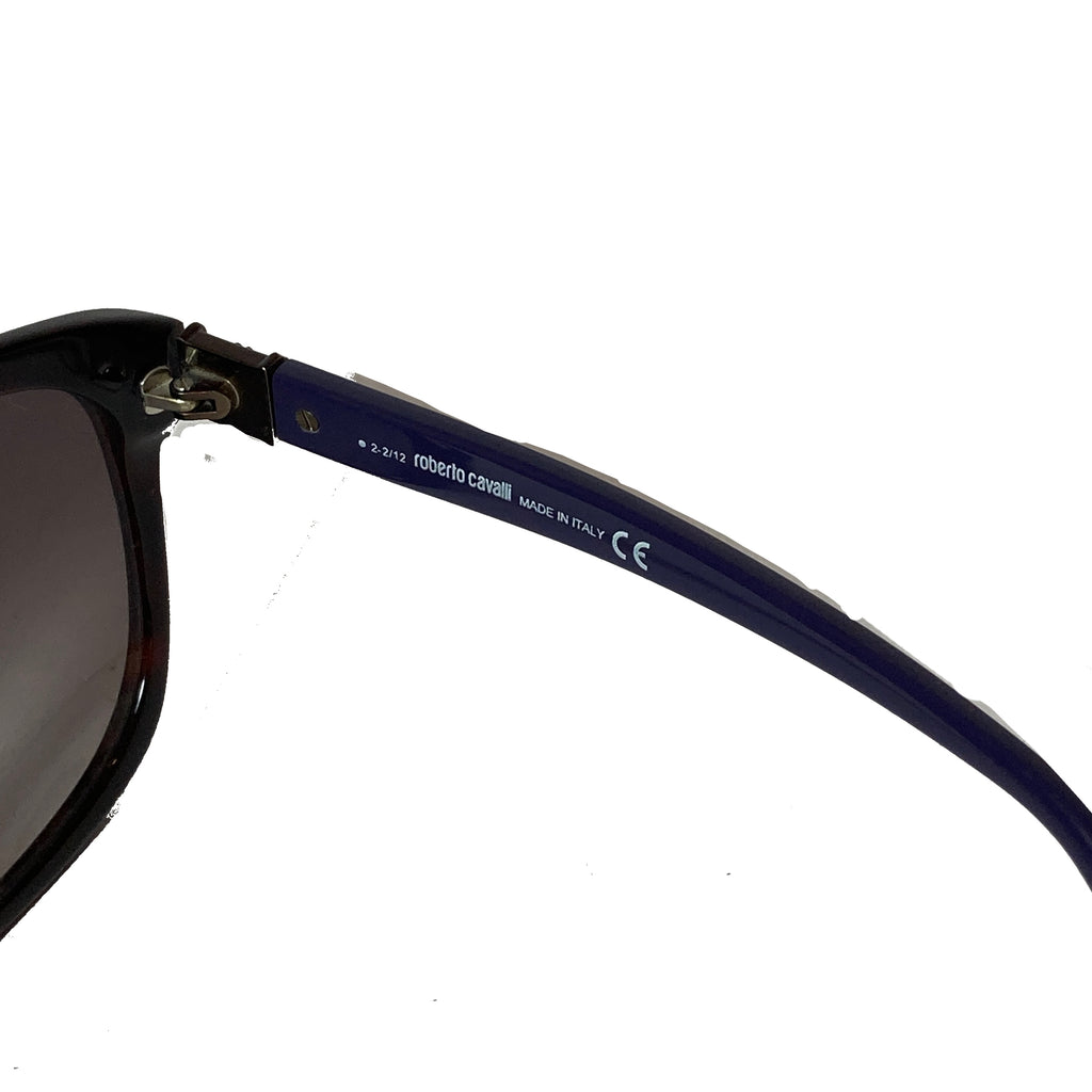 Roberto Cavalli Brown and Purple 733S Sunglasses | Like New |