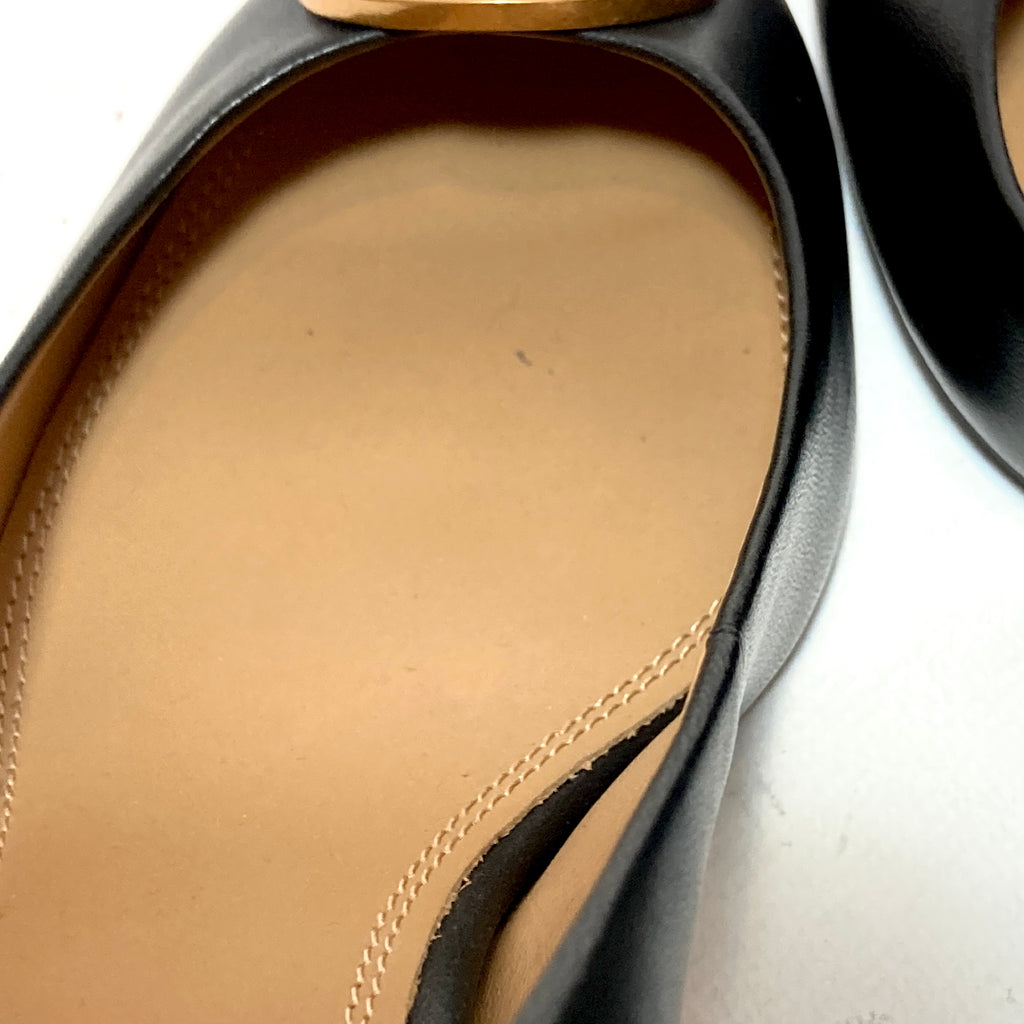 Tory Burch Black Leather 'Benton' Pumps | Like New |