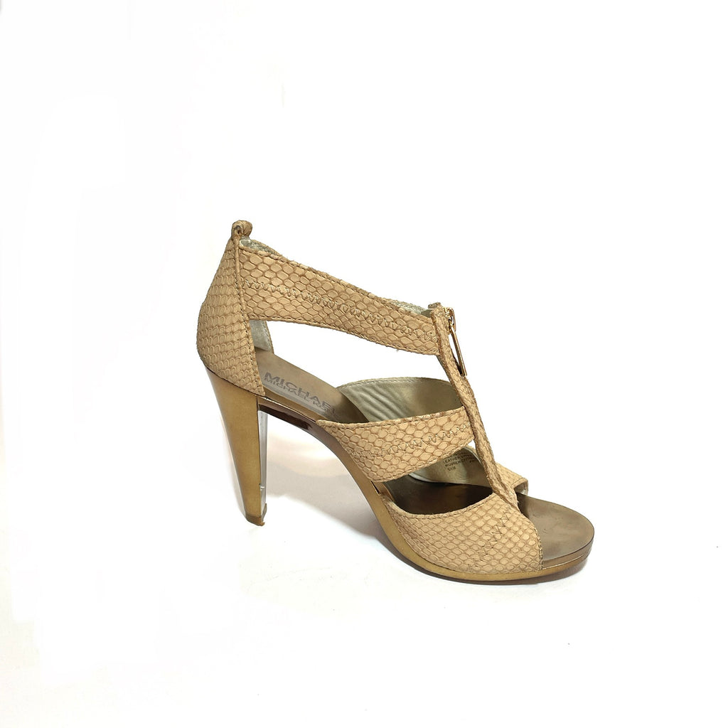 Michael Kors Beige Berkley Heels | Pre Loved |