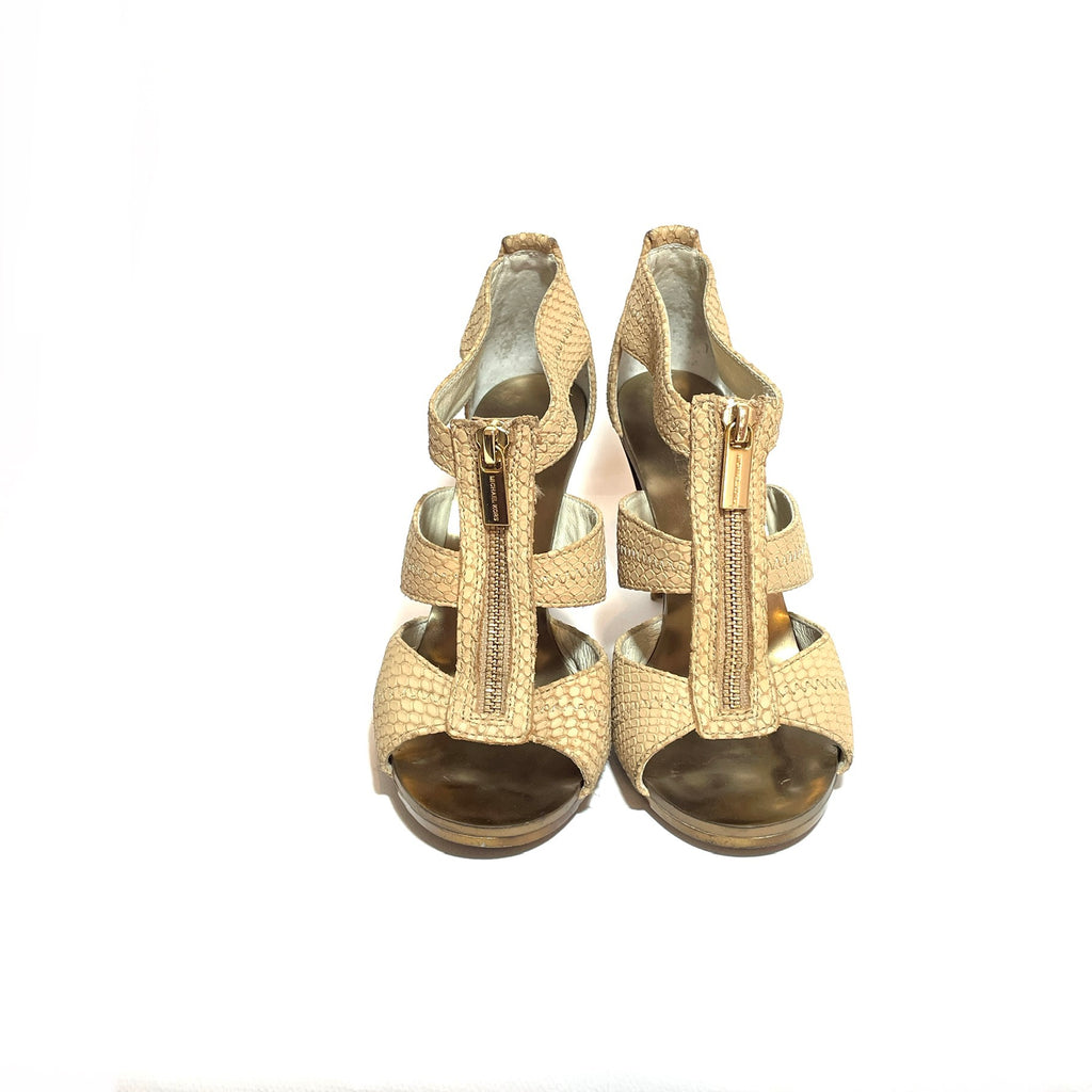 Michael Kors Beige Berkley Heels | Pre Loved |