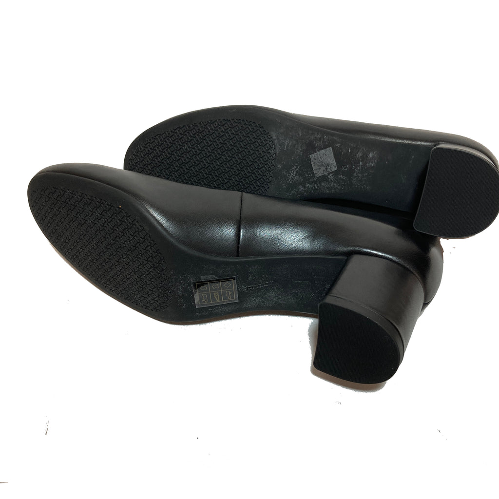 Tory Burch Black Leather 'Benton' Pumps | Like New |