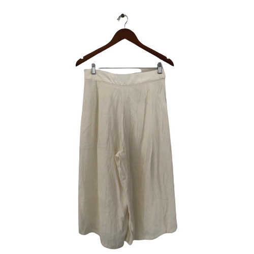 Mango Off-white Culotte Pants | Gently Used |