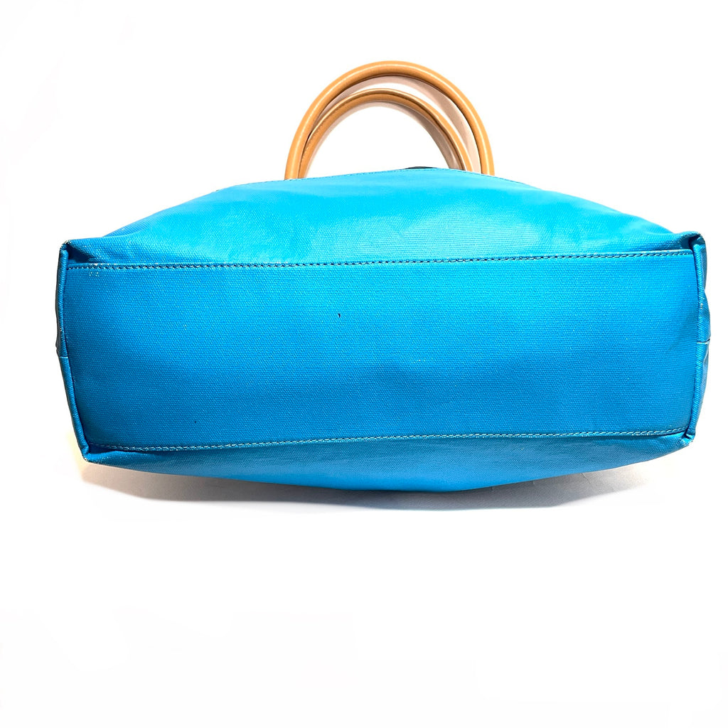 Tory Burch Blue Nylon 'Jaden' Tote | Gently Used |