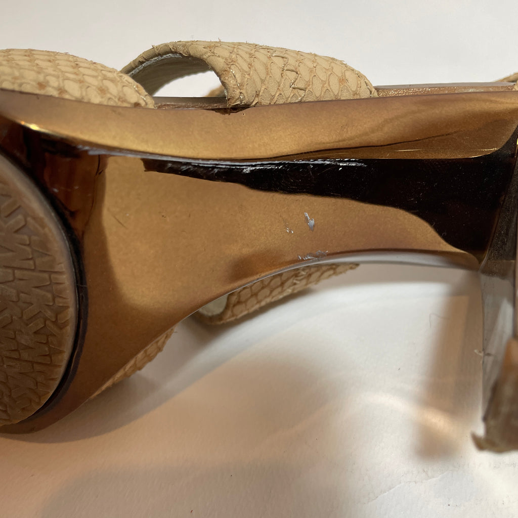Michael Kors Beige Berkley Heels | Pre Loved |