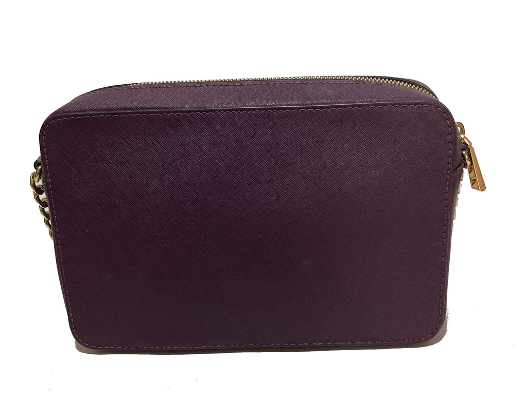 Michael Kors Purple Leather Cross Body Bag | Pre Loved |