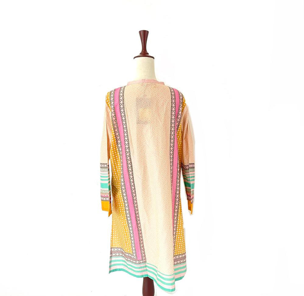 Khaadi Pink Kurta & Duppatta | Brand New |
