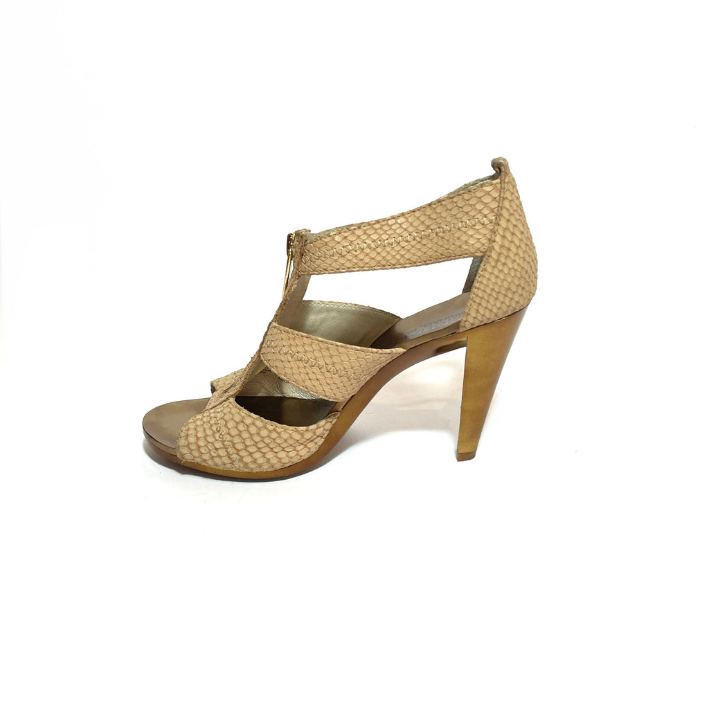 Michael Kors Beige Berkley Heels | Pre Loved |