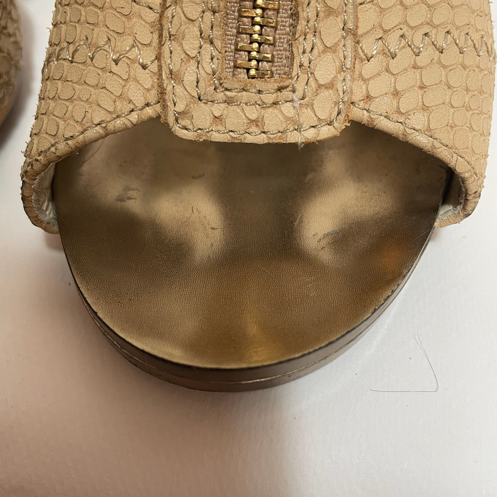 Michael Kors Beige Berkley Heels | Pre Loved |