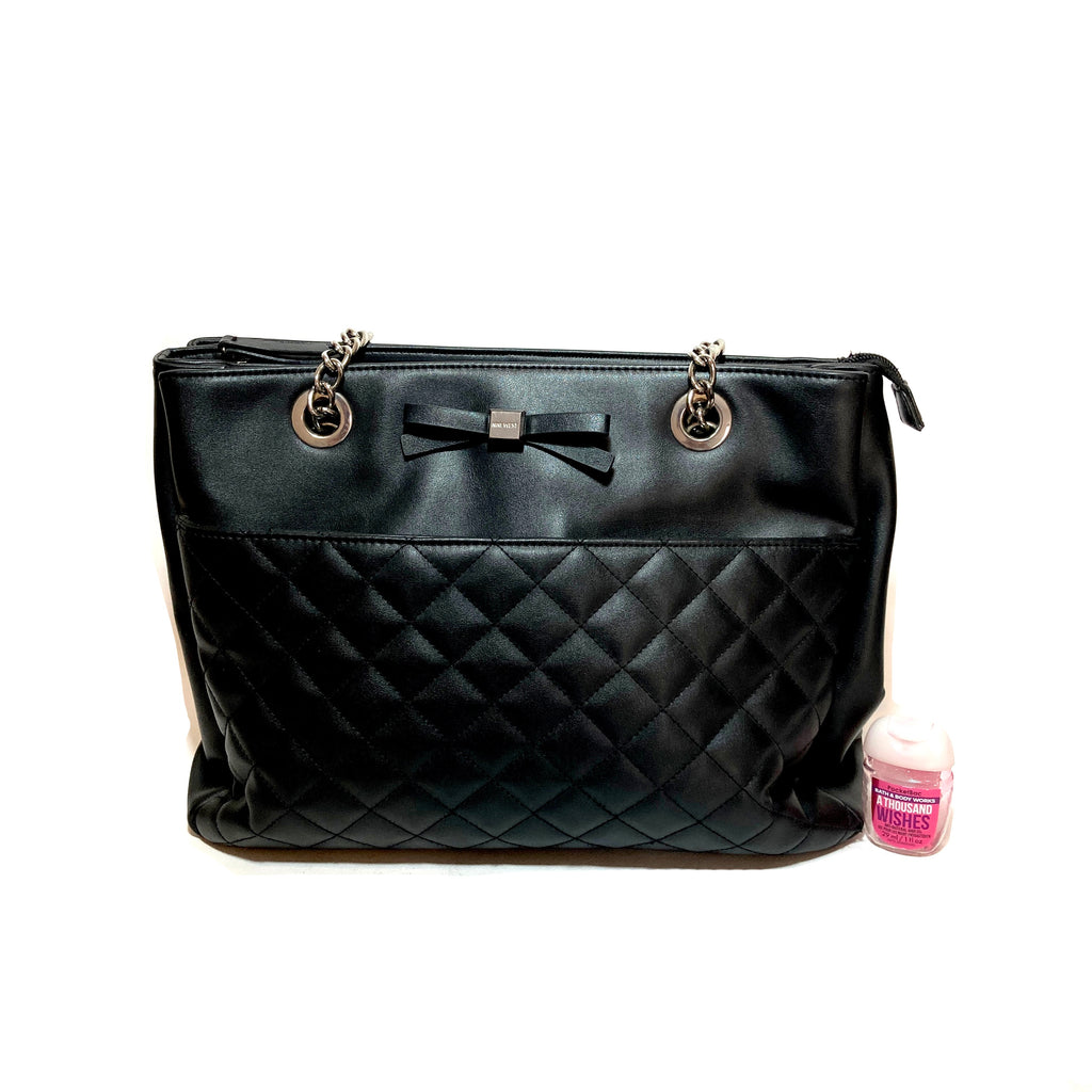 Nine West Black Quilted Shoulder Bag | Pre Loved |