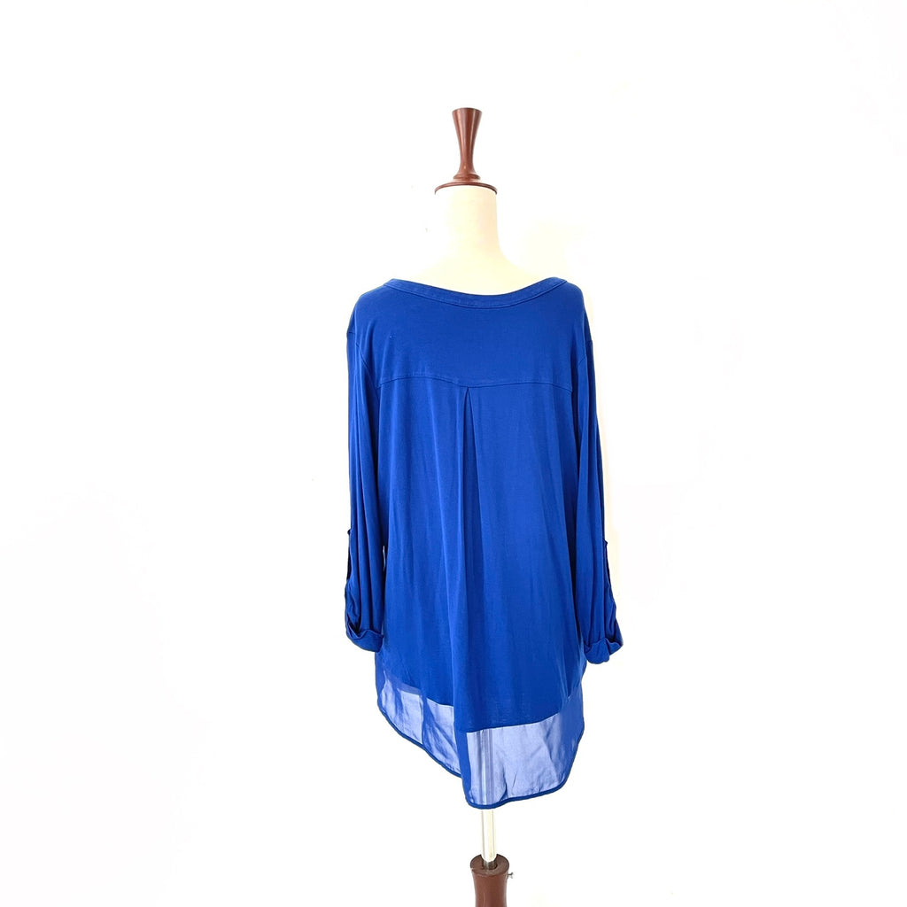 M&S collection blue top | Gently Used |