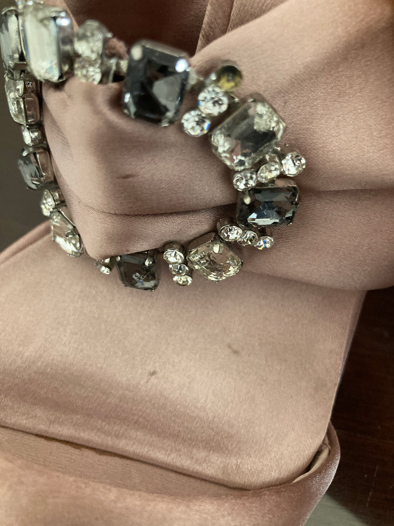 ZARA Mauve Rhinestone Heels | Gently Used |