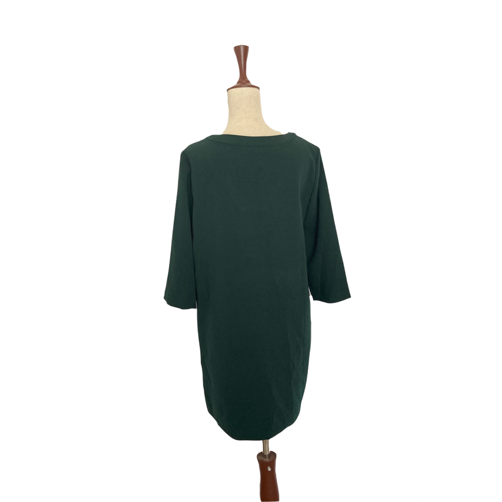 Mango Bottle-Green Knit Tunic | Gently Used |