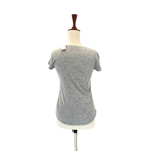 Justice 'Fry Days' Grey Sequins Tee | Brand New |