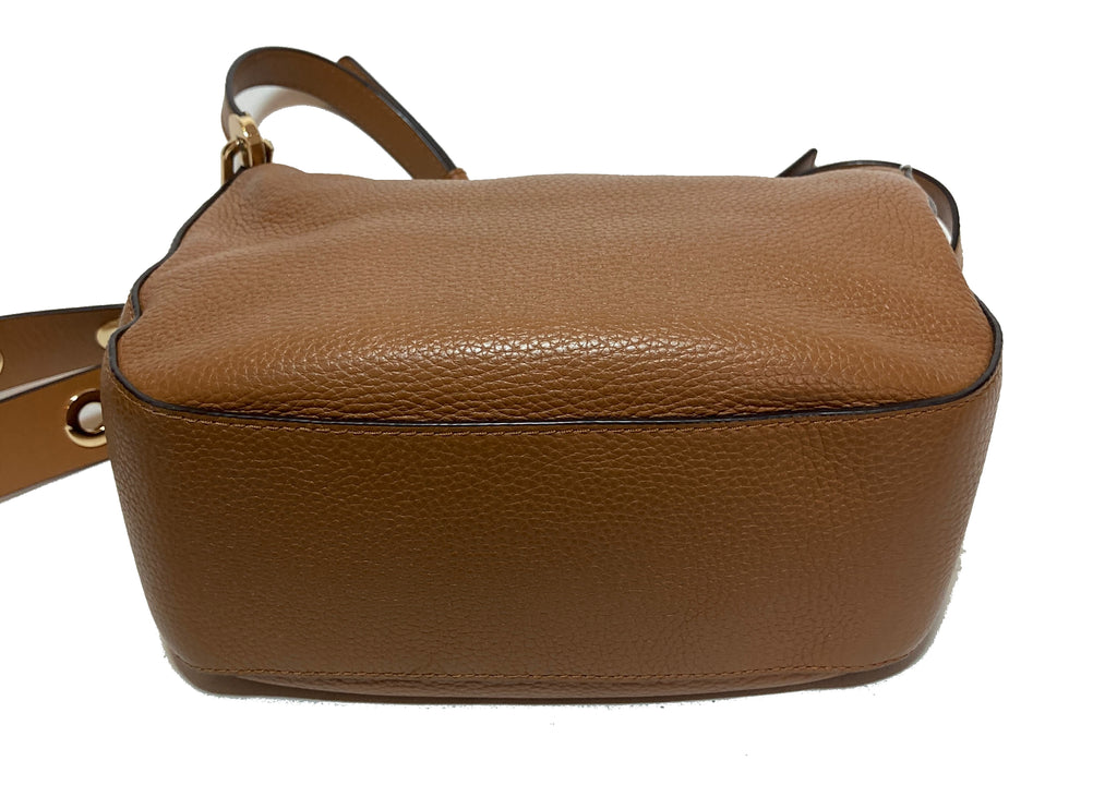 Michael Kors Tan Pebbled Leather Cross Body Bag | Gently Used |