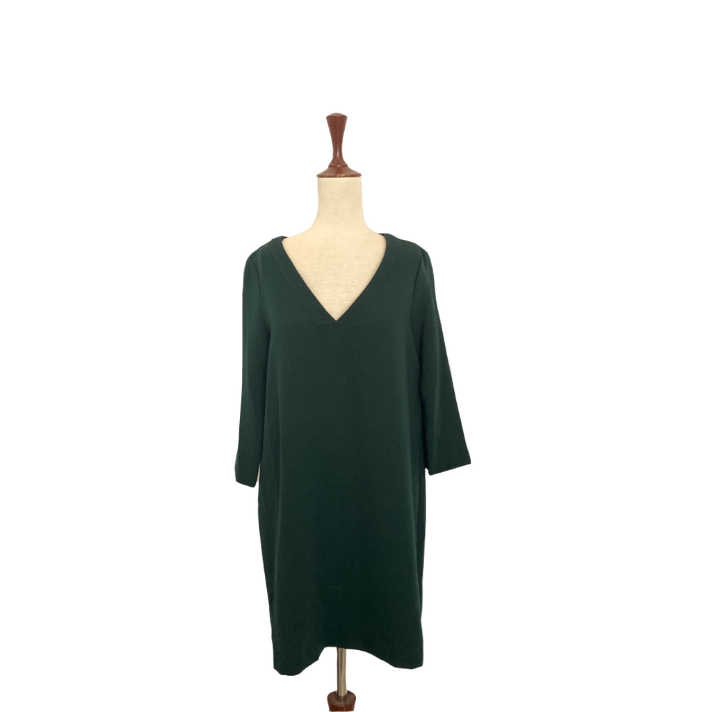 Mango Bottle-Green Knit Tunic | Gently Used |
