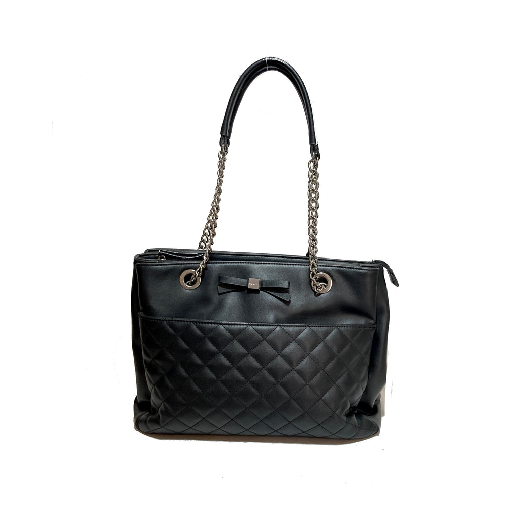 Nine West Black Quilted Shoulder Bag | Pre Loved |