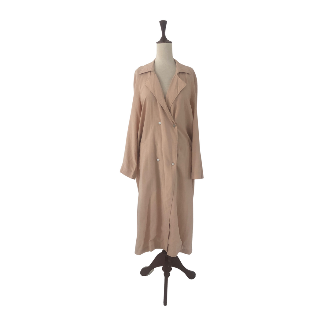 ZARA Beige Long Summer Jacket | Brand New |