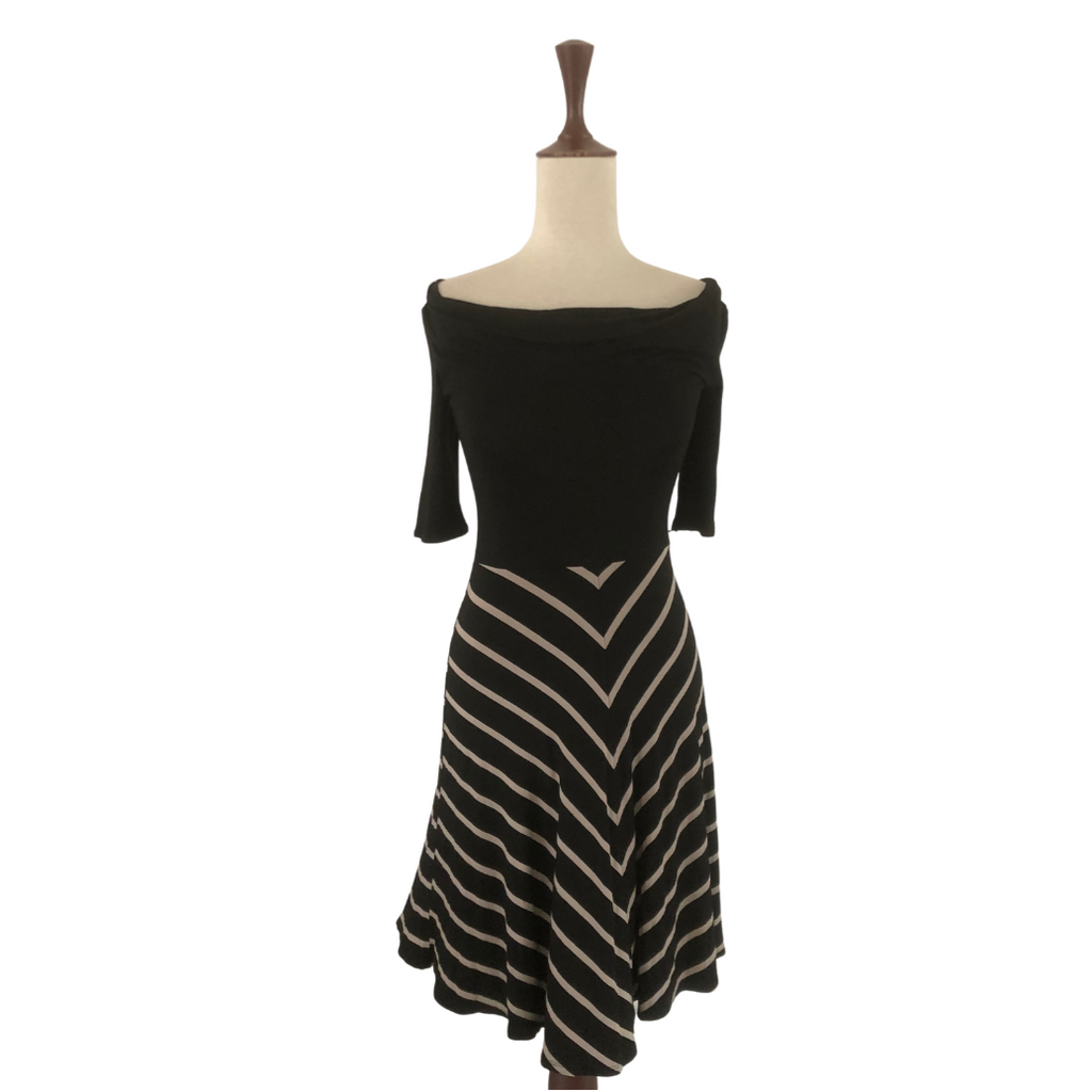 Monsoon Black & Beige Dress | Gently Used |