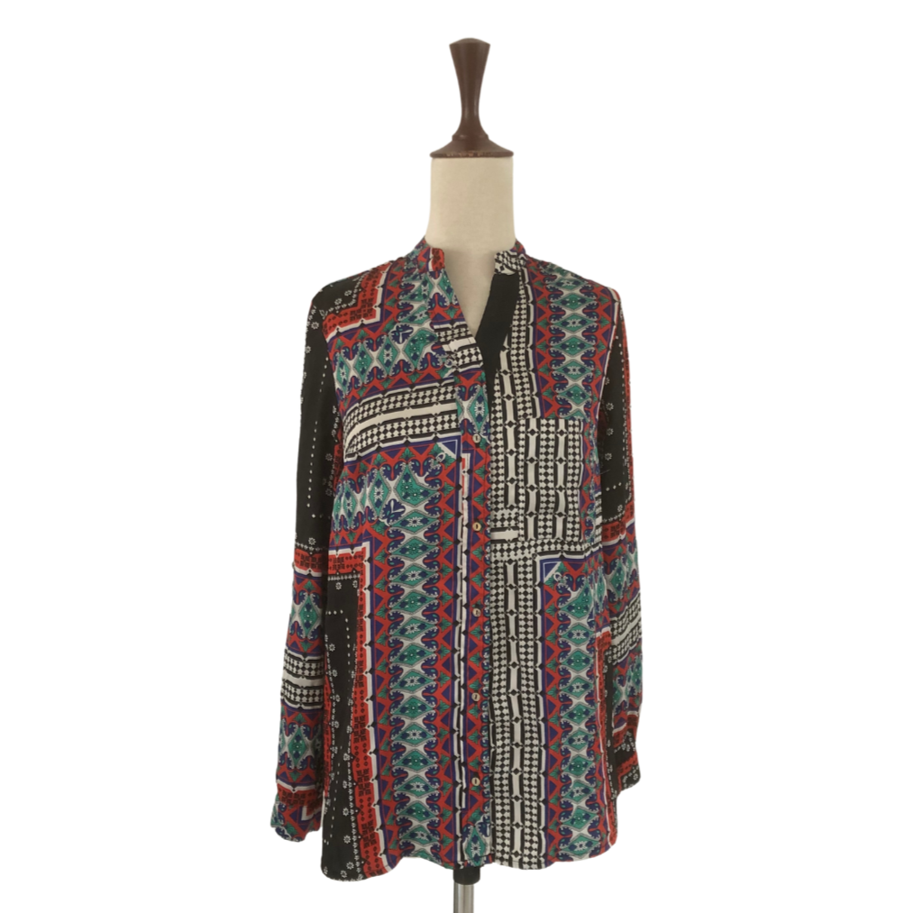 River Island Multi-colour Printed Blouse | Gently Used |