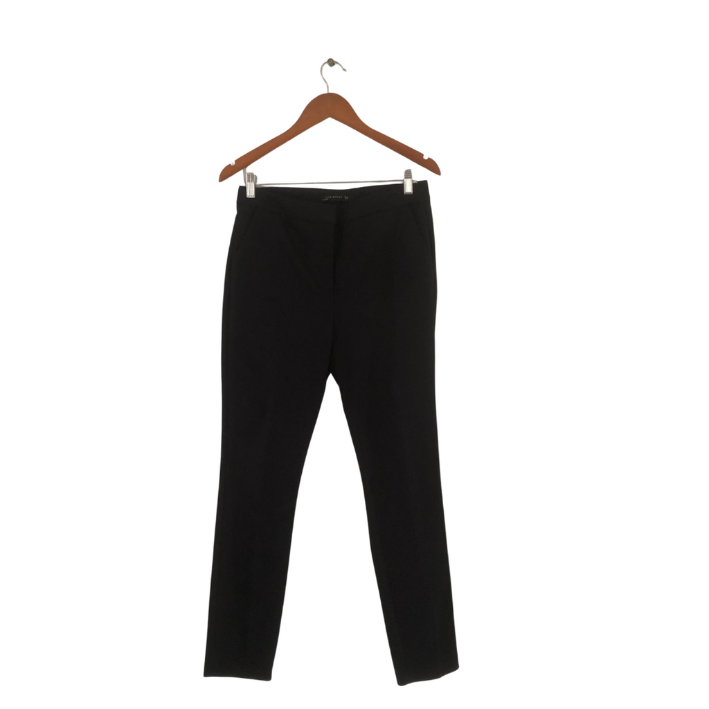 ZARA Navy Blue Straight Leg Pants | Pre Loved |