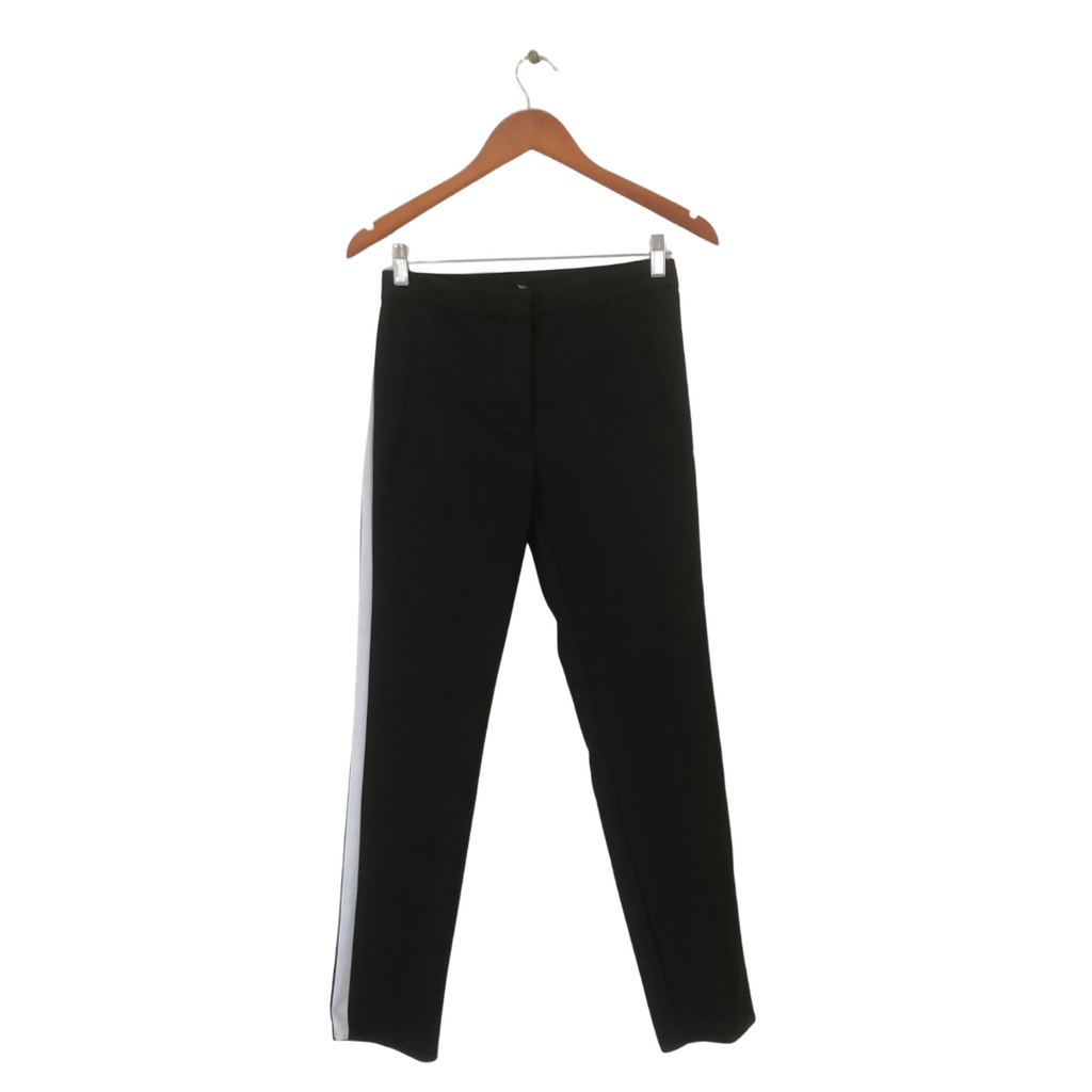 ZARA Black with White Stripe Pants | Gently Used |