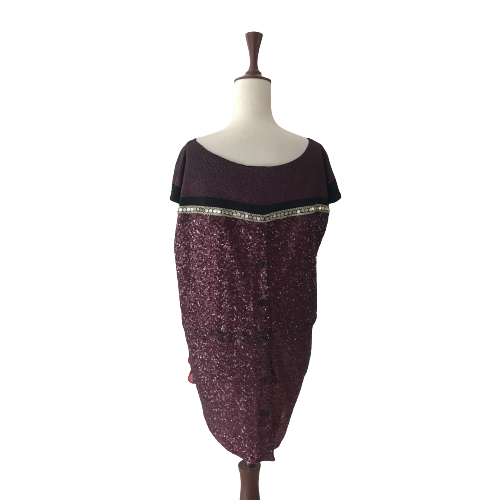 Tutti Skull & Sequins Frill Shirt